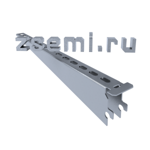 Полка кабельная К1162 УТ2.5 цинк L=355мм s=2.0мм