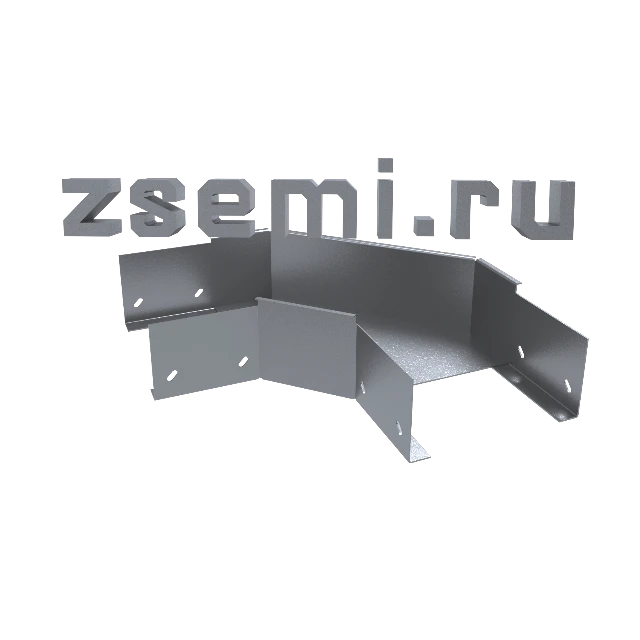 Лоток УЗ-60х40 УТ2.5 цинк (Угол замковый плоский 90 гр) (1,2мм)