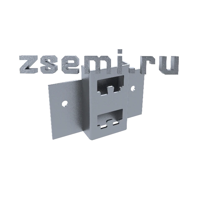 Основание одиночной полки К1158 УТ2.5 цинк s=2,0мм