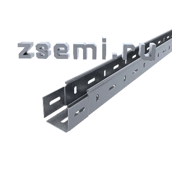 Лоток ПЗ-50х50х3000 перфорированный замковый УТ2.5 цинк (0,7мм)