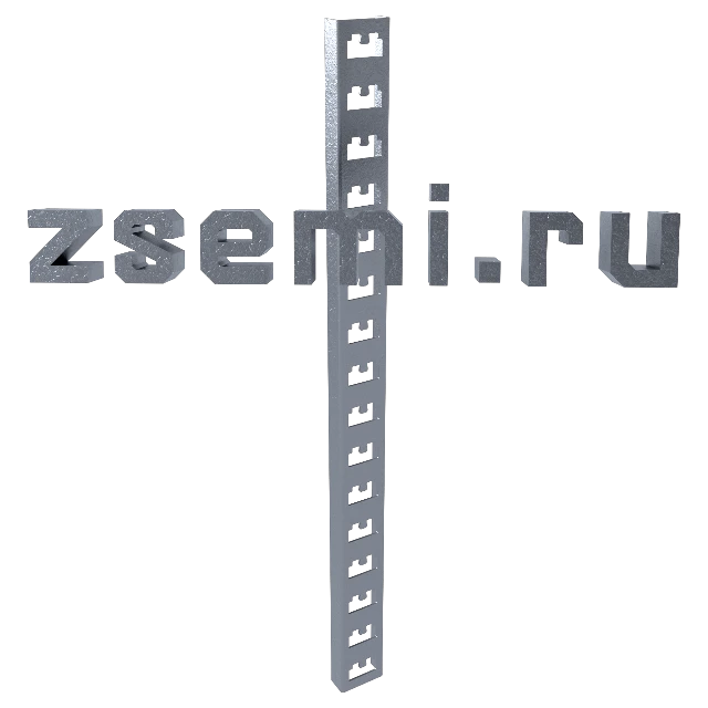 Стойка кабельная К1155 УТ1.5 горячий цинк L=2200мм s=2,0мм